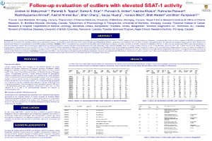 Follow up evaluation of outliers with elevated SSAT 1 activity