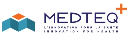MEDTEQ+ L’innovation pour la santé logo, Quebec medical-technology consortium supporting BioMark Diagnostics.